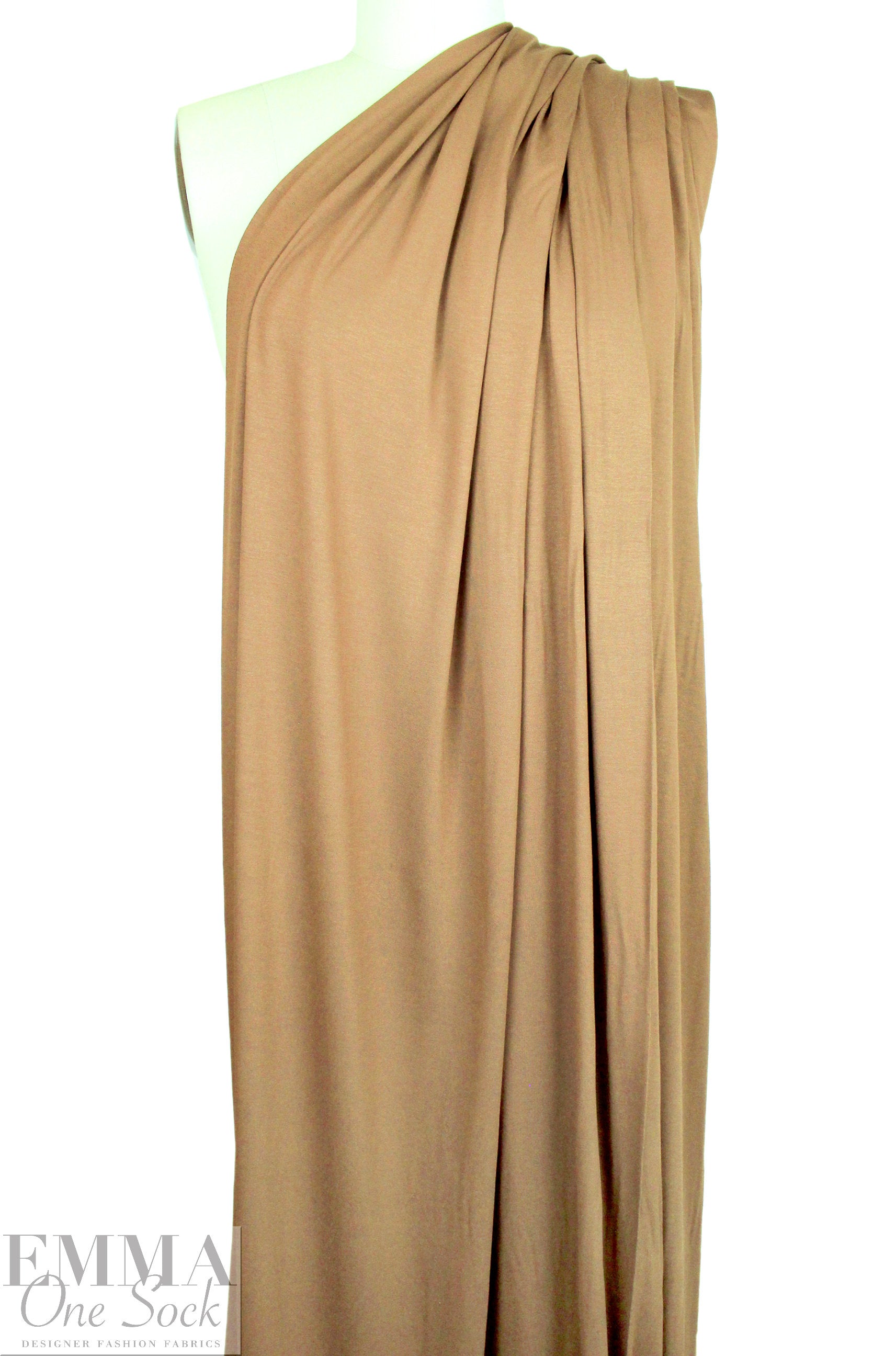 fawn Oeko-Tex bamboo/spandex 4-way jersey  1.25 yd
