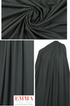 bamboo/cotton/spandex jersey - black 1 yard