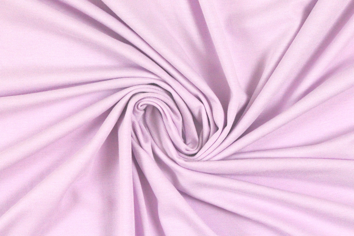 bamboo/cotton/spandex jersey - lilac pink