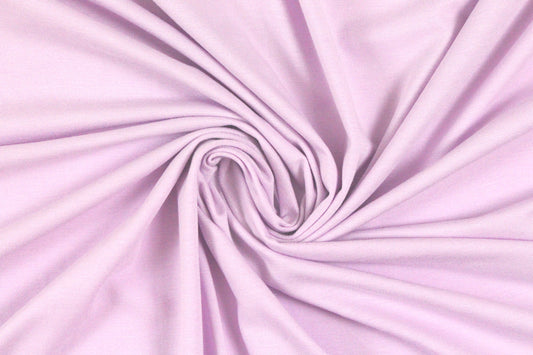 bamboo/cotton/spandex jersey - lilac pink 1.66 yds