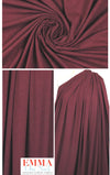 bamboo/cotton/spandex jersey - port 1.375 yds