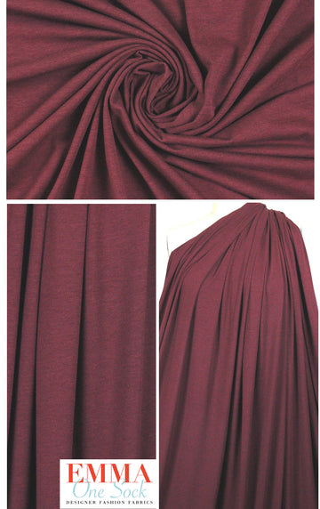 bamboo/cotton/spandex jersey - port 1.66 yd