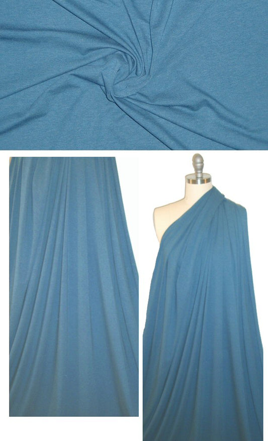 bamboo/cotton/spandex jersey - lagoon