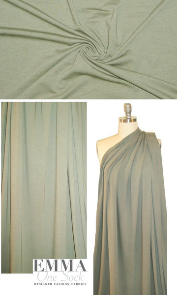 bamboo/cotton/spandex jersey - seagrass