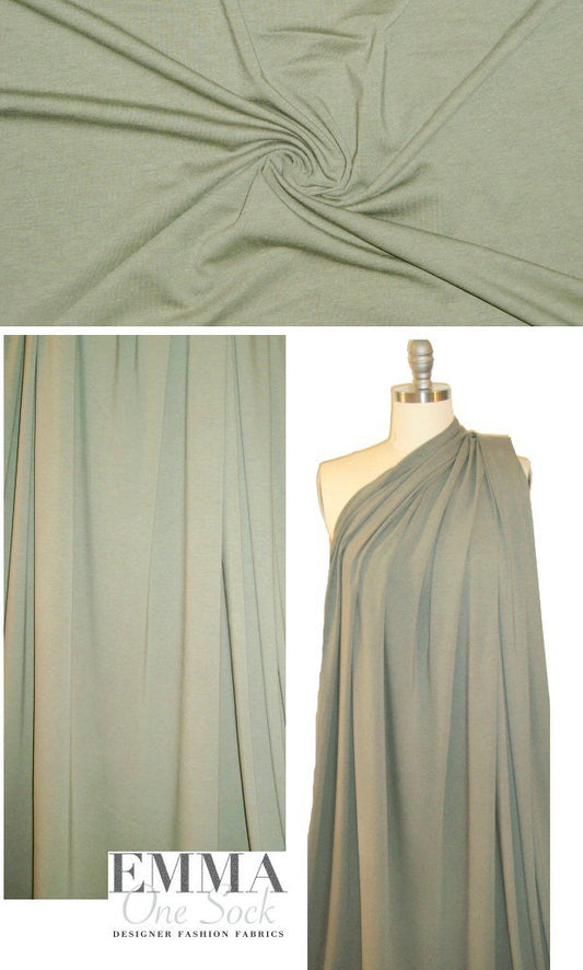 bamboo/cotton/spandex jersey - seagrass