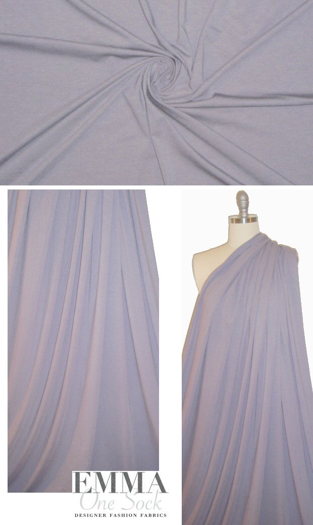 bamboo/cotton/spandex jersey - wisteria-gray