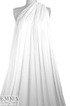 optic white Oeko-Tex bamboo/spandex 4-way jersey  1.5 yd