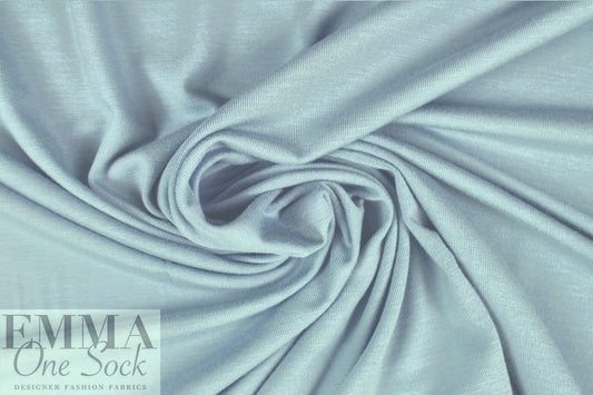 blue fog Oeko-Tex bamboo/spandex 4-way jersey  .625 yds