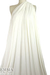 creamy ivory Oeko-Tex bamboo/spandex 4-way jersey  1.5 yds