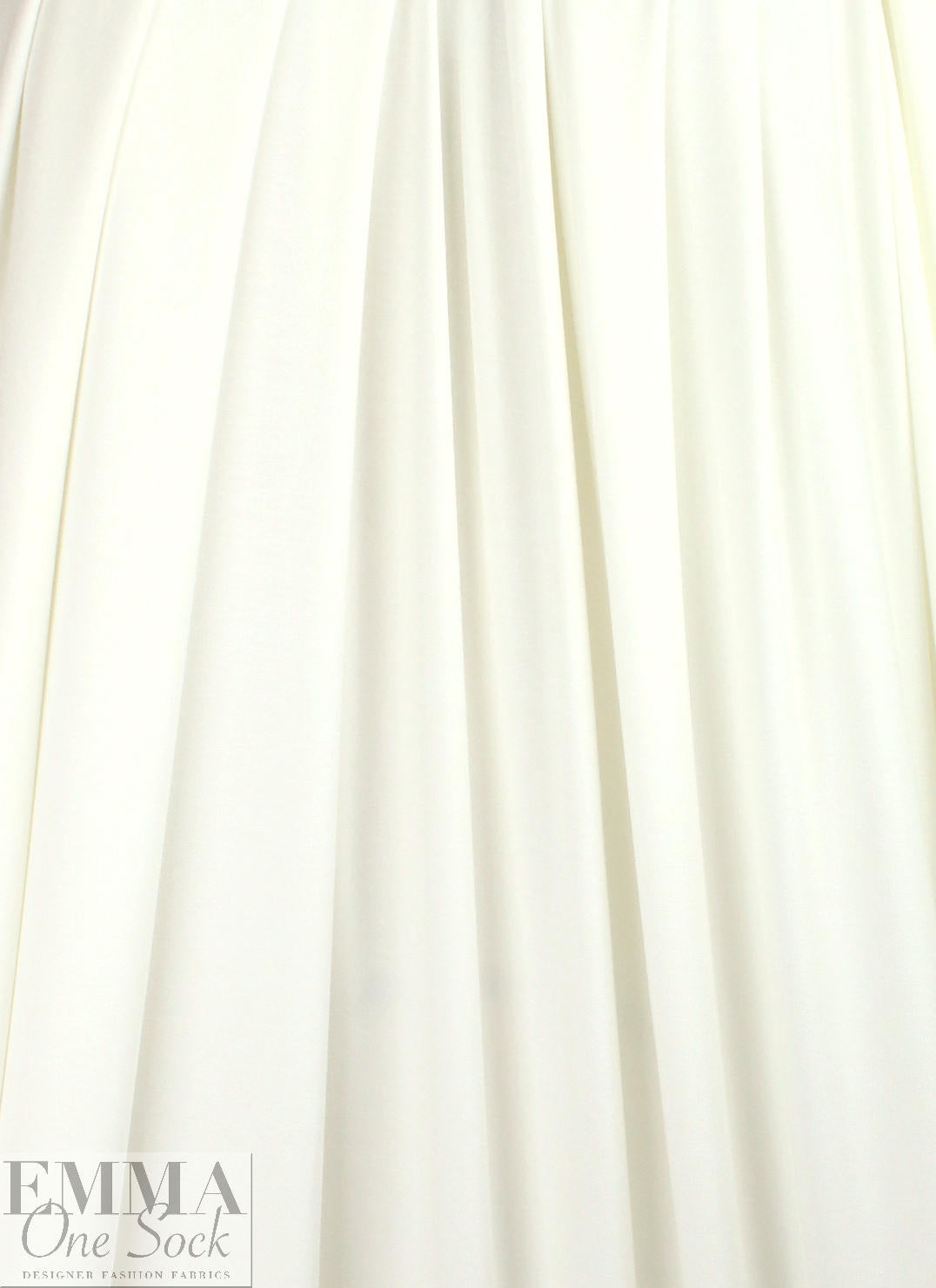 creamy ivory Oeko-Tex bamboo/spandex 4-way jersey  2.5 yd