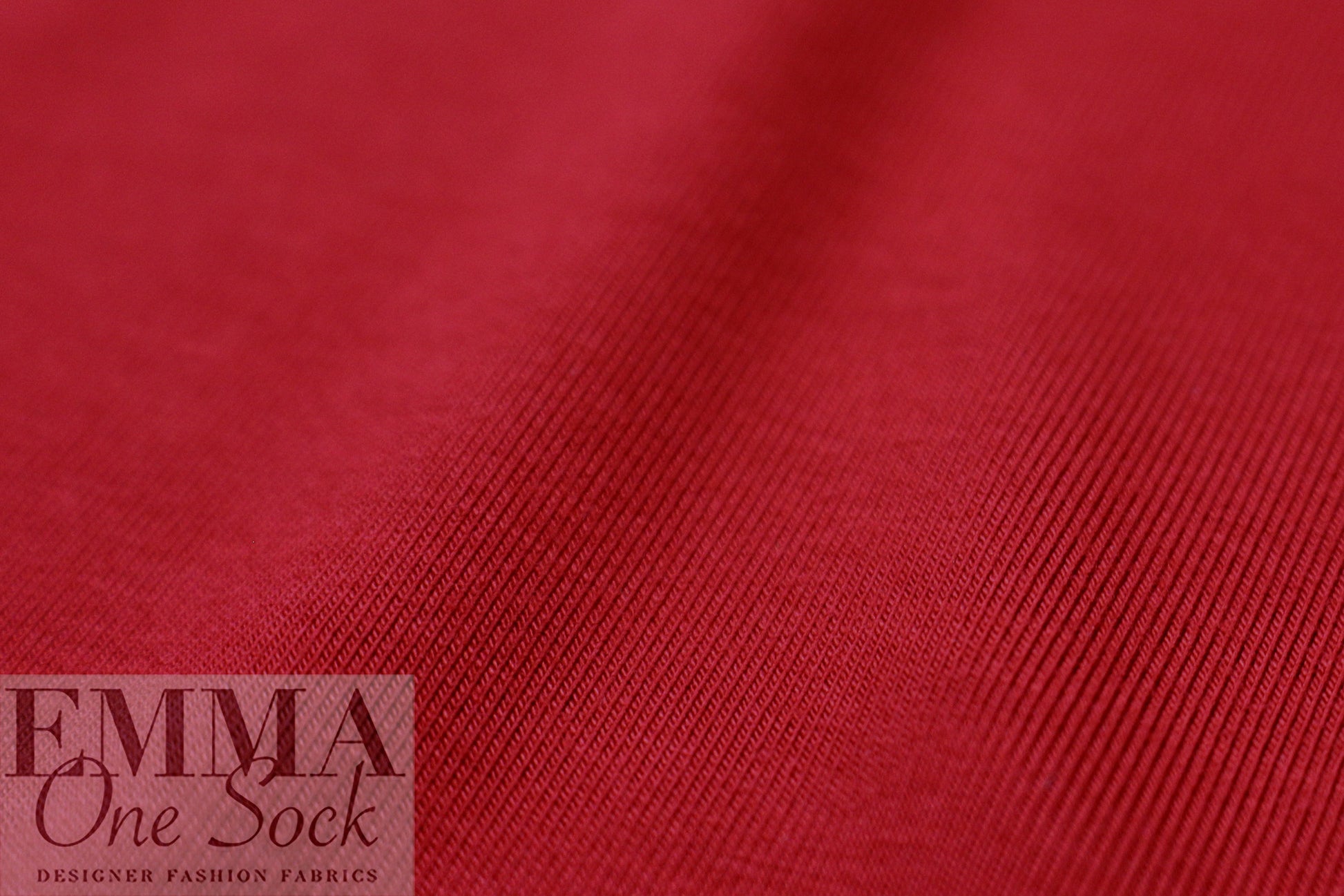classic red Oeko-Tex bamboo/spandex 4-way jersey  1 yard