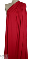 classic red Oeko-Tex bamboo/spandex 4-way jersey  1 yard