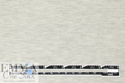 light gray mix Oeko-Tex bamboo/spandex 4-way jersey  2 yd