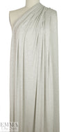 light gray mix Oeko-Tex bamboo/spandex 4-way jersey  2 yd