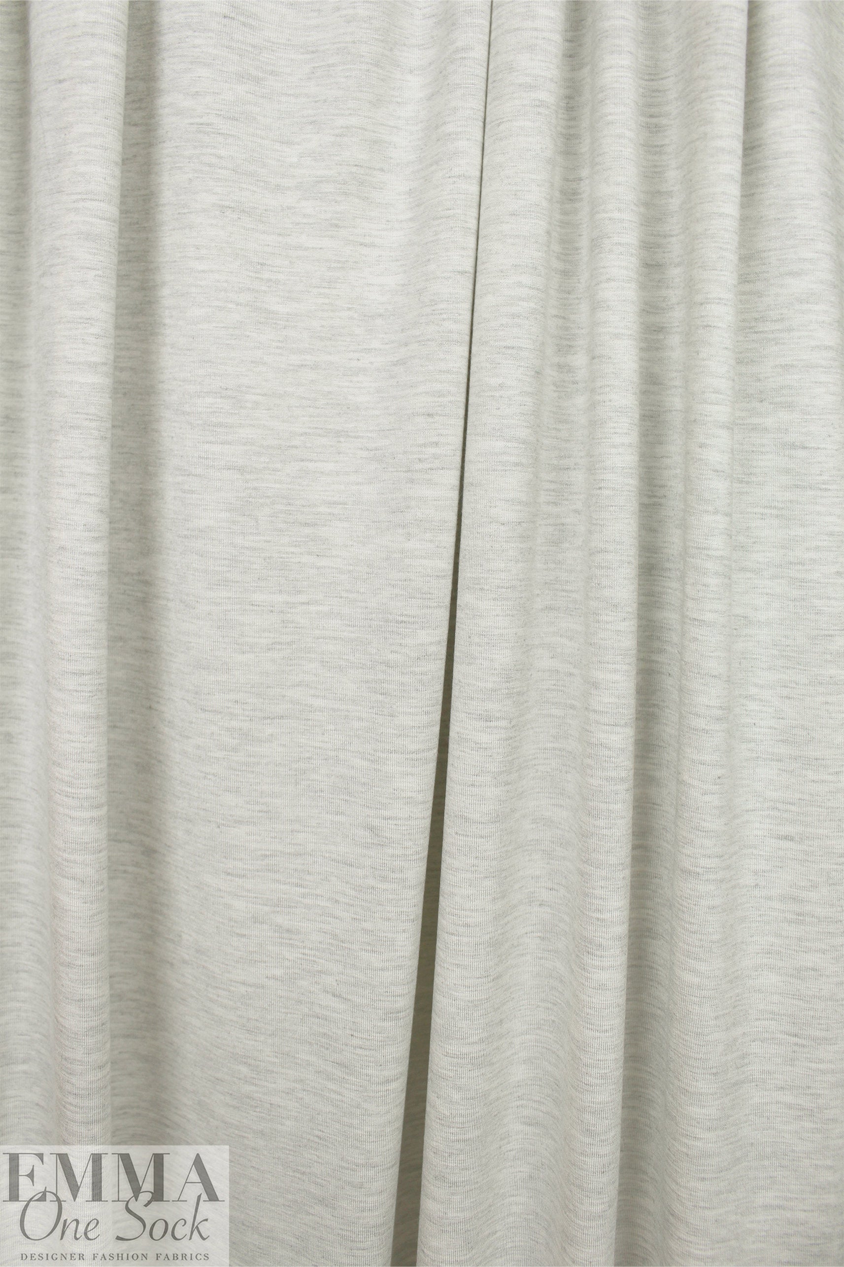 light gray mix Oeko-Tex bamboo/spandex 4-way jersey  2 yd