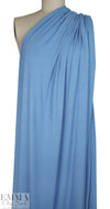 bonnet blue Oeko-Tex bamboo/spandex 4-way jersey  1 yard
