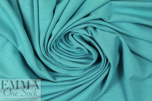 blue mist Oeko-Tex bamboo/spandex 4-way jersey  3 yd