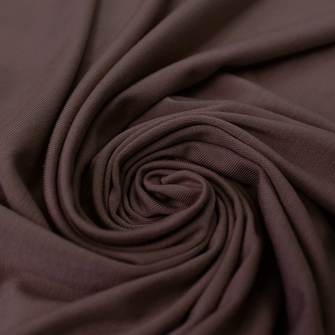 bamboo/spandex 4-way jersey, Oeko-Tex Cert/ - chocolate 1.75 yds