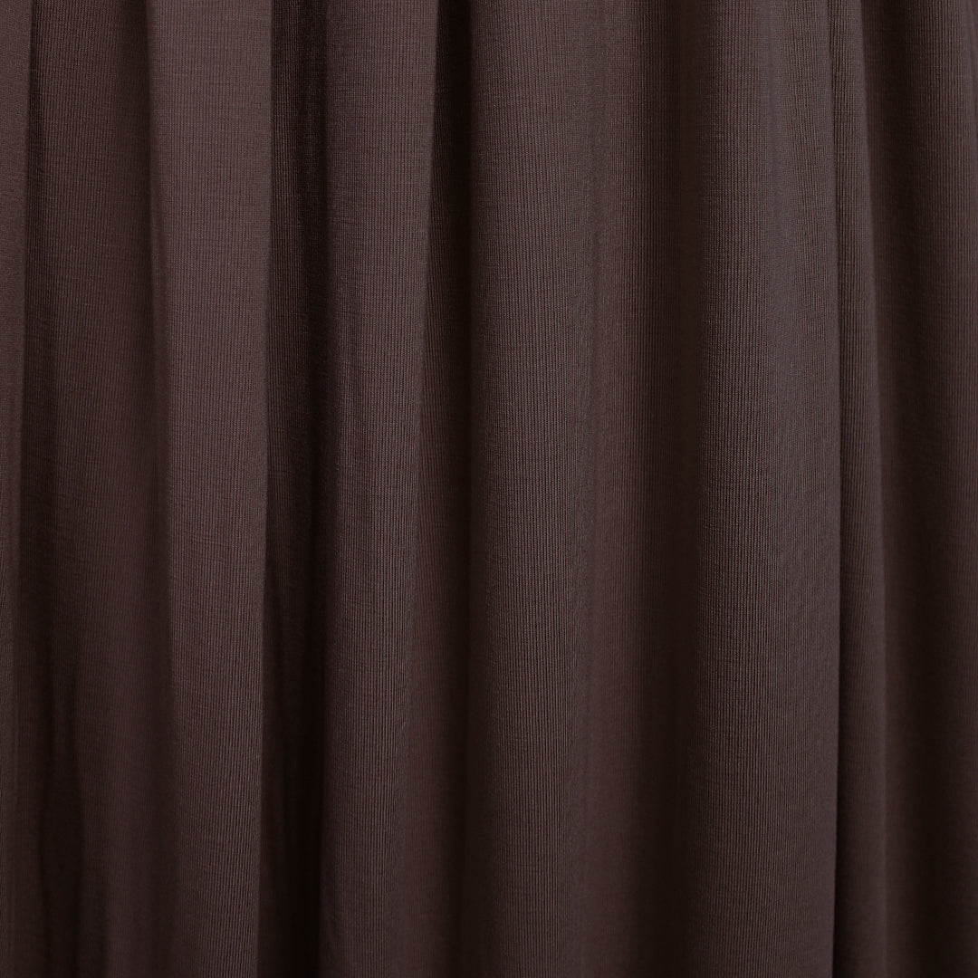 bamboo/spandex 4-way jersey, Oeko-Tex Cert/ - chocolate 1.75 yds