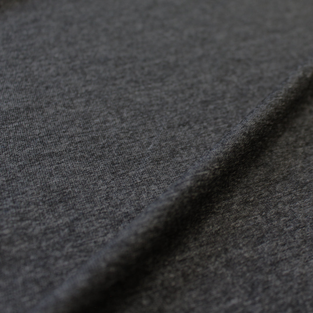 bamboo/spandex 4-way jersey, Oeko-Tex Cert/ - dark charcoal 2.25 yds