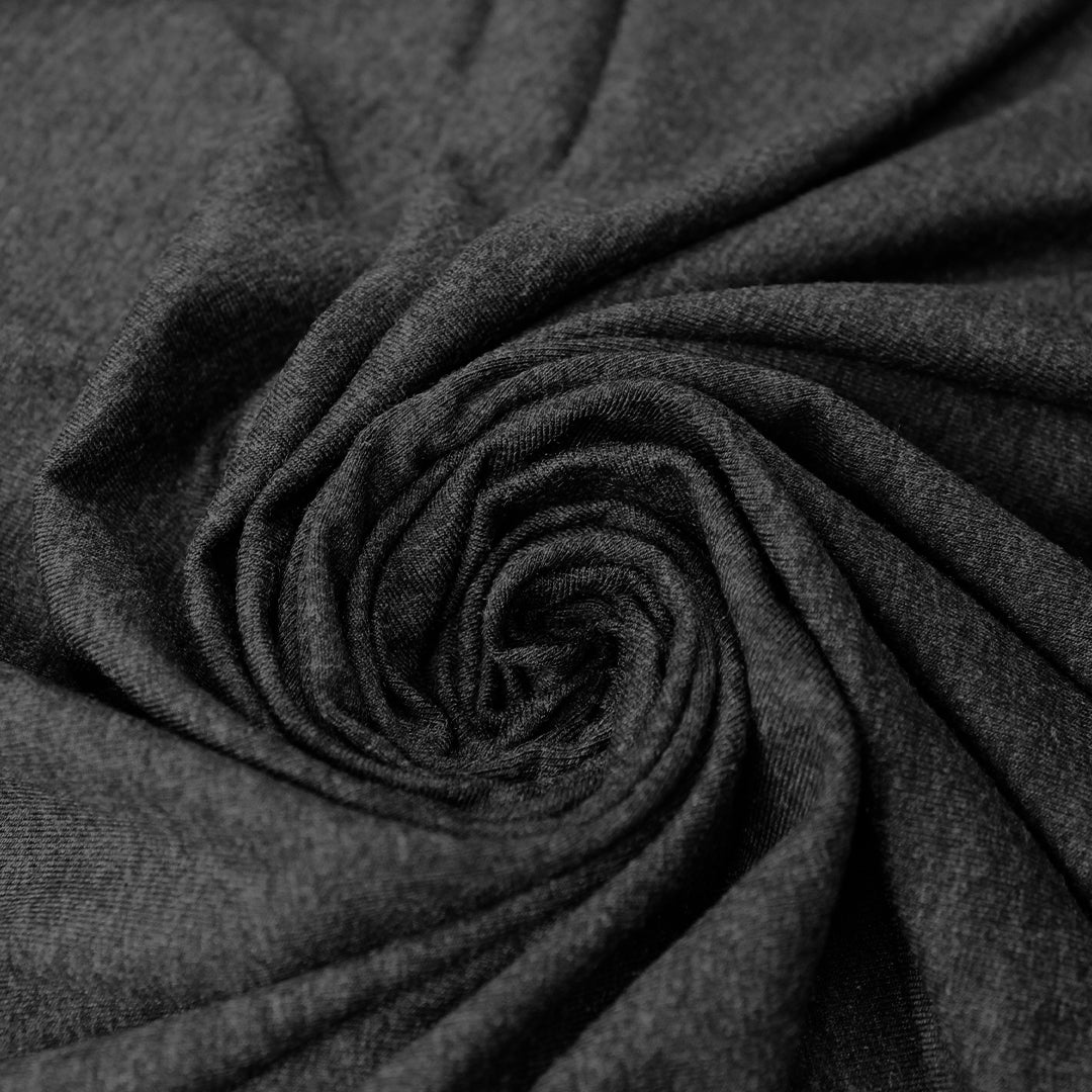 bamboo/spandex 4-way jersey, Oeko-Tex Cert/ - charcoal 2 yds