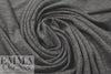 medium gray heather Oeko-Tex bamboo/spandex 4-way jersey  1.9 yd