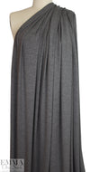 dark gray heather Oeko-Tex bamboo/spandex 4-way jersey  1.5 yds