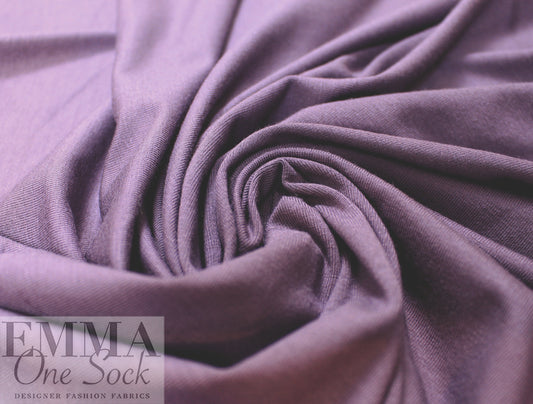 dusty grape Oeko-Tex bamboo/spandex 4-way jersey  2 yd