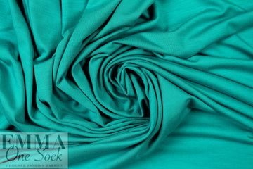 peacock Oeko-Tex bamboo/spandex 4-way jersey  .875 yds