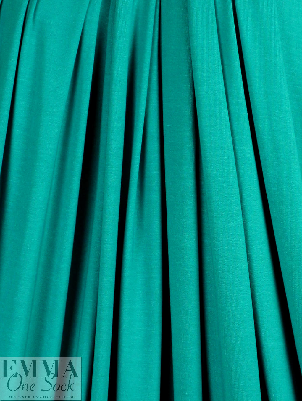 peacock Oeko-Tex bamboo/spandex 4-way jersey  1.625 yd