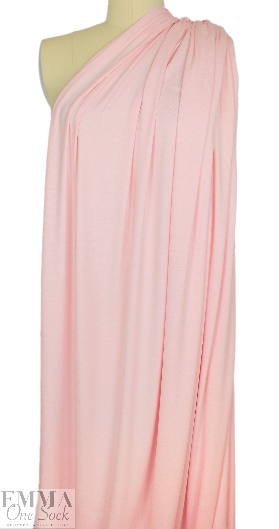 baby pink Oeko-Tex bamboo/spandex 4-way jersey  1.75 yds