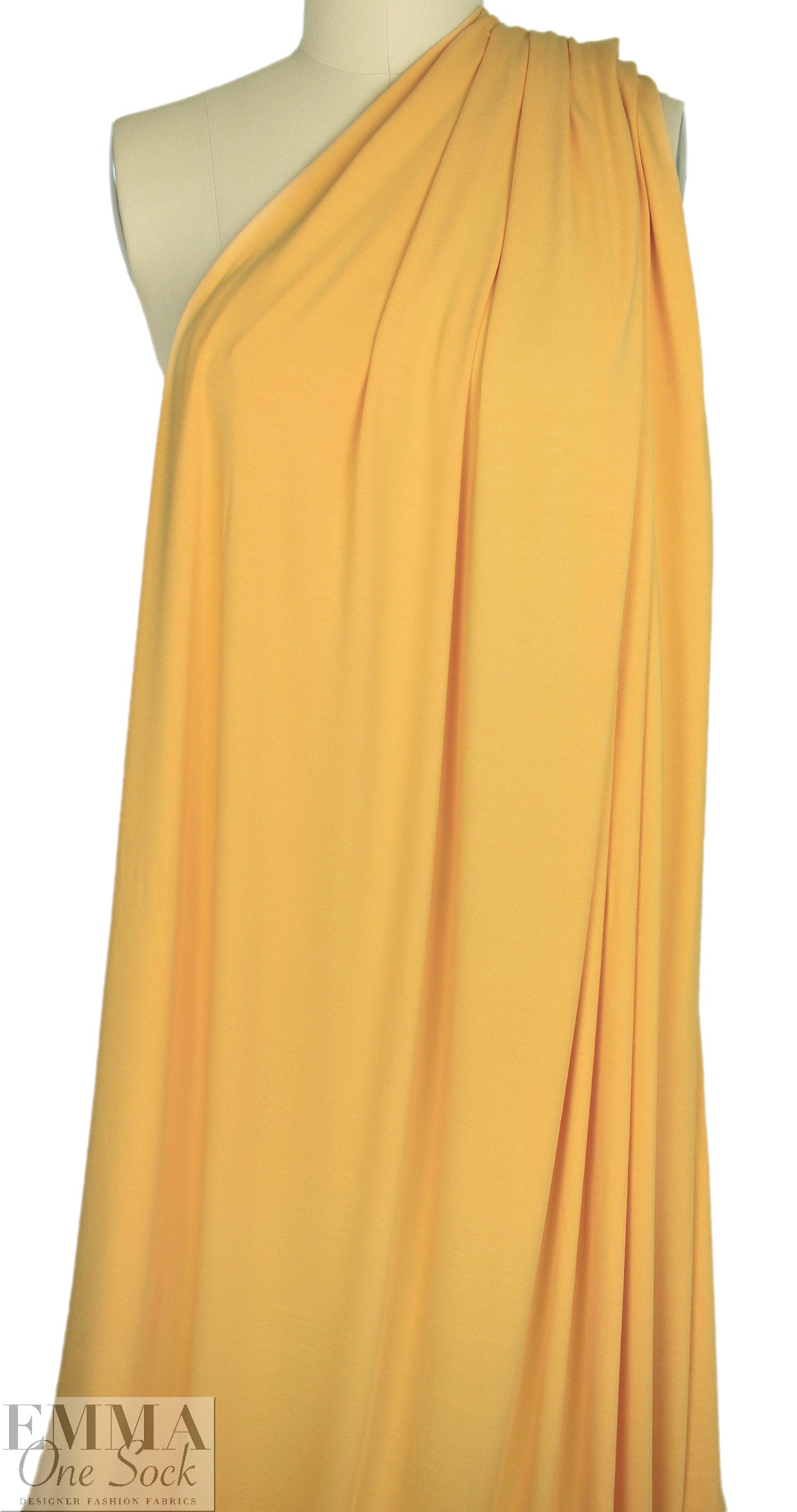 golden Oeko-Tex bamboo/spandex 4-way jersey  1.5 yd