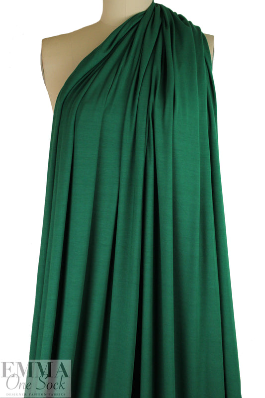 evergreen Oeko-Tex bamboo/spandex 4-way jersey  1.25 yd