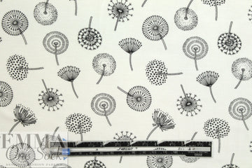 'life of dandelion' bamboo/spandex jersey - Oeko-Tex cert. 1.25 yds