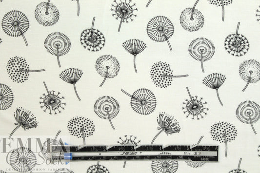 'life of dandelion' bamboo/spandex jersey - Oeko-Tex cert. .66 yds