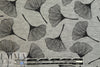 ginkgo on gray bamboo/spandex jersey - Oeko-Tex cert.