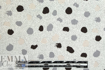 specks 'n' dots bamboo/spandex jersey - oekotex cert. 1.5 yd