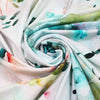 'watercolor garden' lightweight bamboo knit 1 yard