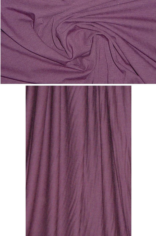 bamboo/cotton/spandex jersey - mulberry