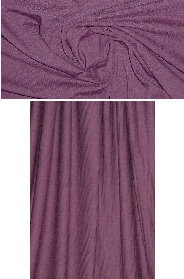 bamboo/cotton/spandex jersey - mulberry 1.875 yds