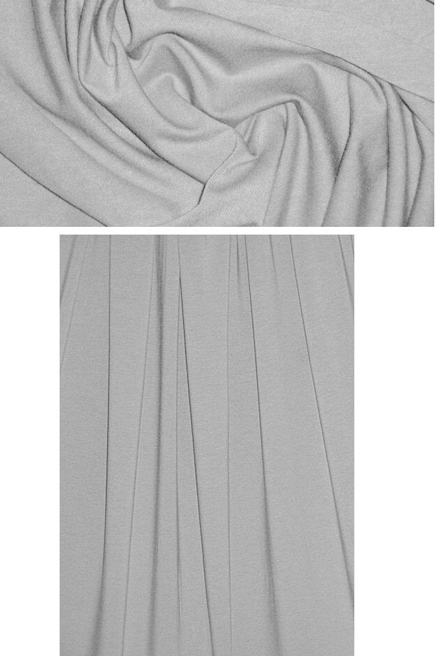 bamboo/cotton/spandex jersey - frosty gray