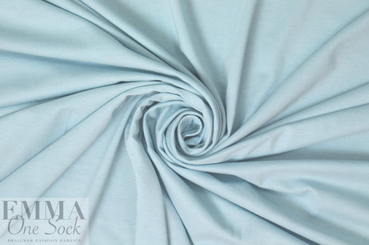 bamboo/cotton/spandex jersey - sterling blue