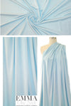 bamboo/cotton/spandex jersey - sterling blue 1.5 yds