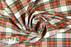 yarn-dye bamboo Oeko-Tex cert. plaid flannel - red/spruce 1.875 yd