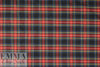yarn-dye bamboo Oeko-Tex cert. plaid flannel - red/black .75 yds
