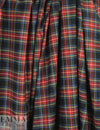 yarn-dye bamboo Oeko-Tex cert. plaid flannel - red/black 2 yd