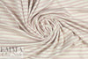dusty pink stripe Oeko-Tex bamboo/spandex 4-way jersey