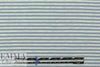 dusty blue stripe Oeko-Tex bamboo/spandex 4-way jersey  .5 yds