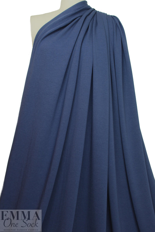 bamboo/cotton Oeko-tex certified French terry - slate blue