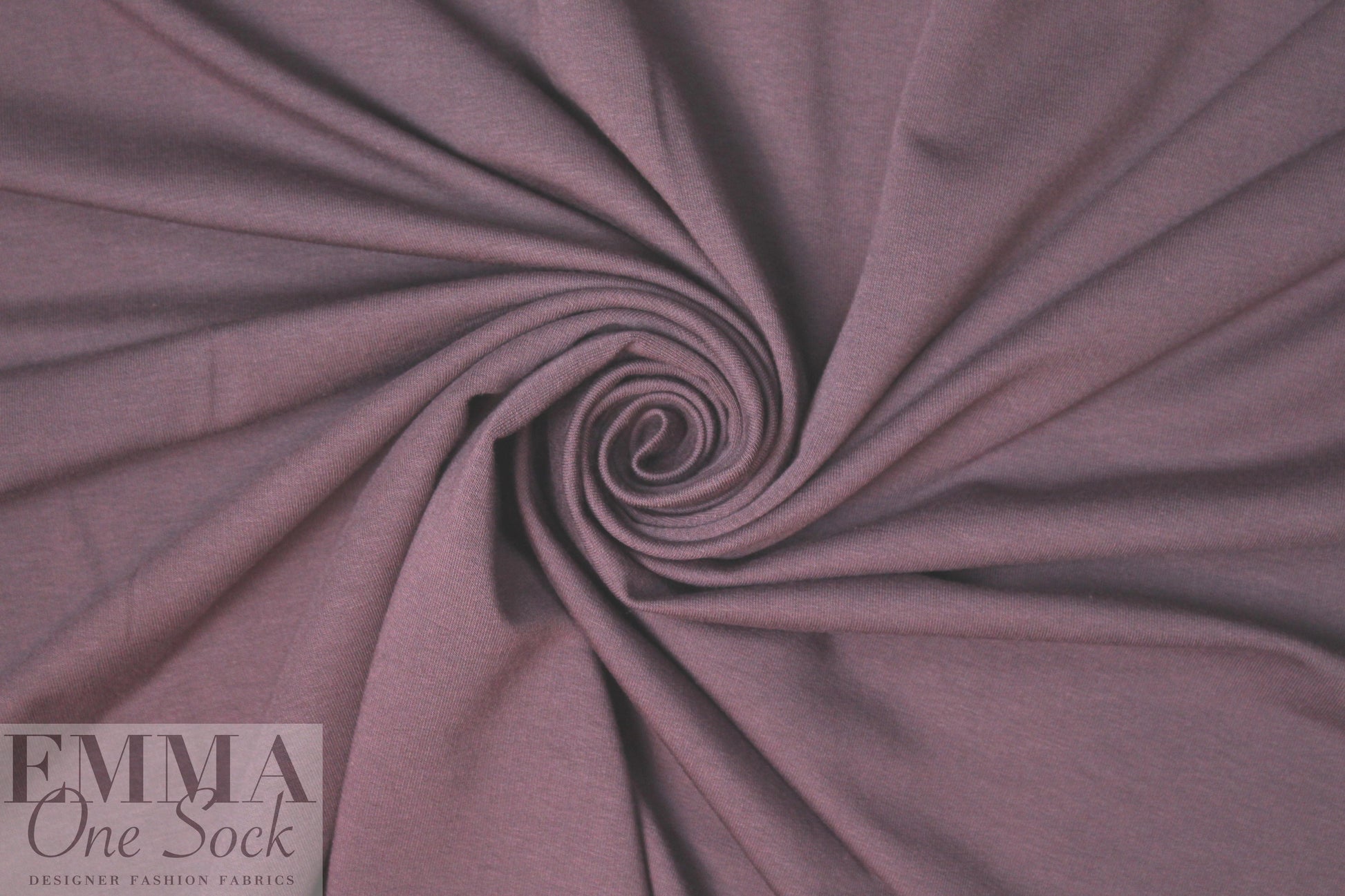 bamboo/cotton french terry - dusty plum